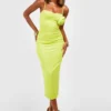 Robe Mi-longue En Mesh à Roses -Pas Cher Vêtue Diva Magasin gzz54849 lime xl