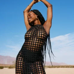 Robe Longue En Crochet