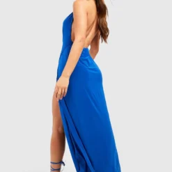 Robe Longue Fendue Dos Nu -Pas Cher Vêtue Diva Magasin gzz55238 cobalt xl 1