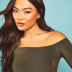 Robe Courte Basique -Pas Cher Vêtue Diva Magasin gzz55503 olive xl 3