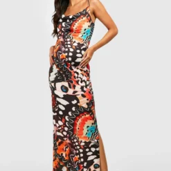 Maternité - Robe Longue Imprimé Papillon