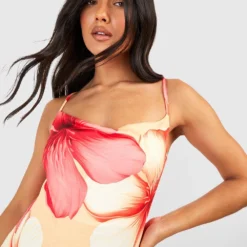 Maternité - Robe De Grossesse Longue Fleurie -Pas Cher Vêtue Diva Magasin gzz55853 yellow xl 3