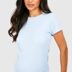 Maternité - Robe De Grossesse Moulante Texturée Côtelée 9 Maternité - Robe De Grossesse Moulante Texturée Côtelée -Pas Cher Vêtue Diva Magasin gzz56753 blue xl 3 scaled