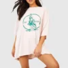 Petite - Robe T-shirt Surteint à Slogan Rodeo Cowgirl