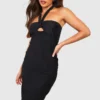 Tall - Robe Mi-longue Plissée à Découpe -Pas Cher Vêtue Diva Magasin gzz58296 black xl scaled
