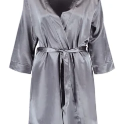 BOOHOO Robe De Chambre Satinée Style Kimono 8 BOOHOO Robe De Chambre Satinée Style Kimono -Pas Cher Vêtue Diva Magasin nzz90227 grey xl 2