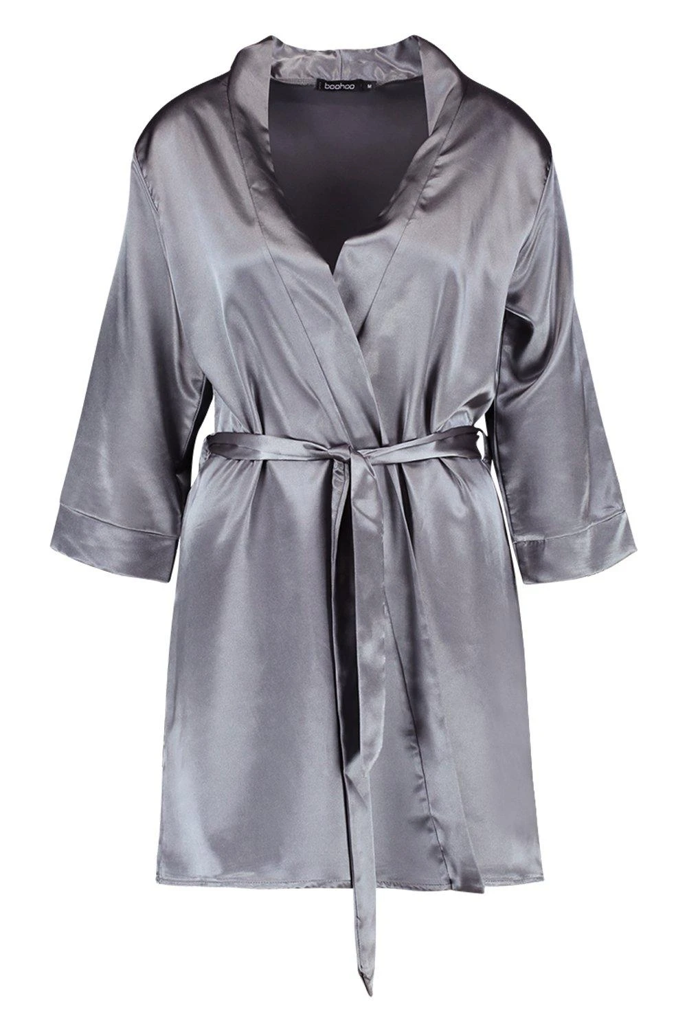 BOOHOO Robe De Chambre Satinée Style Kimono 5 BOOHOO Robe De Chambre Satinée Style Kimono – Image 3