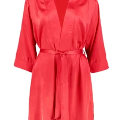 BOOHOO Robe De Chambre Style Kimono à Nouer 8 BOOHOO Robe De Chambre Style Kimono à Nouer -Pas Cher Vêtue Diva Magasin nzz99651 red xl 2