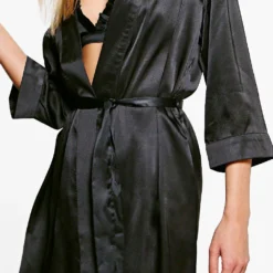 BOOHOO Robe De Chambre Style Kimono à Nouer 9 BOOHOO Robe De Chambre Style Kimono à Nouer -Pas Cher Vêtue Diva Magasin nzz99651 red xl 3