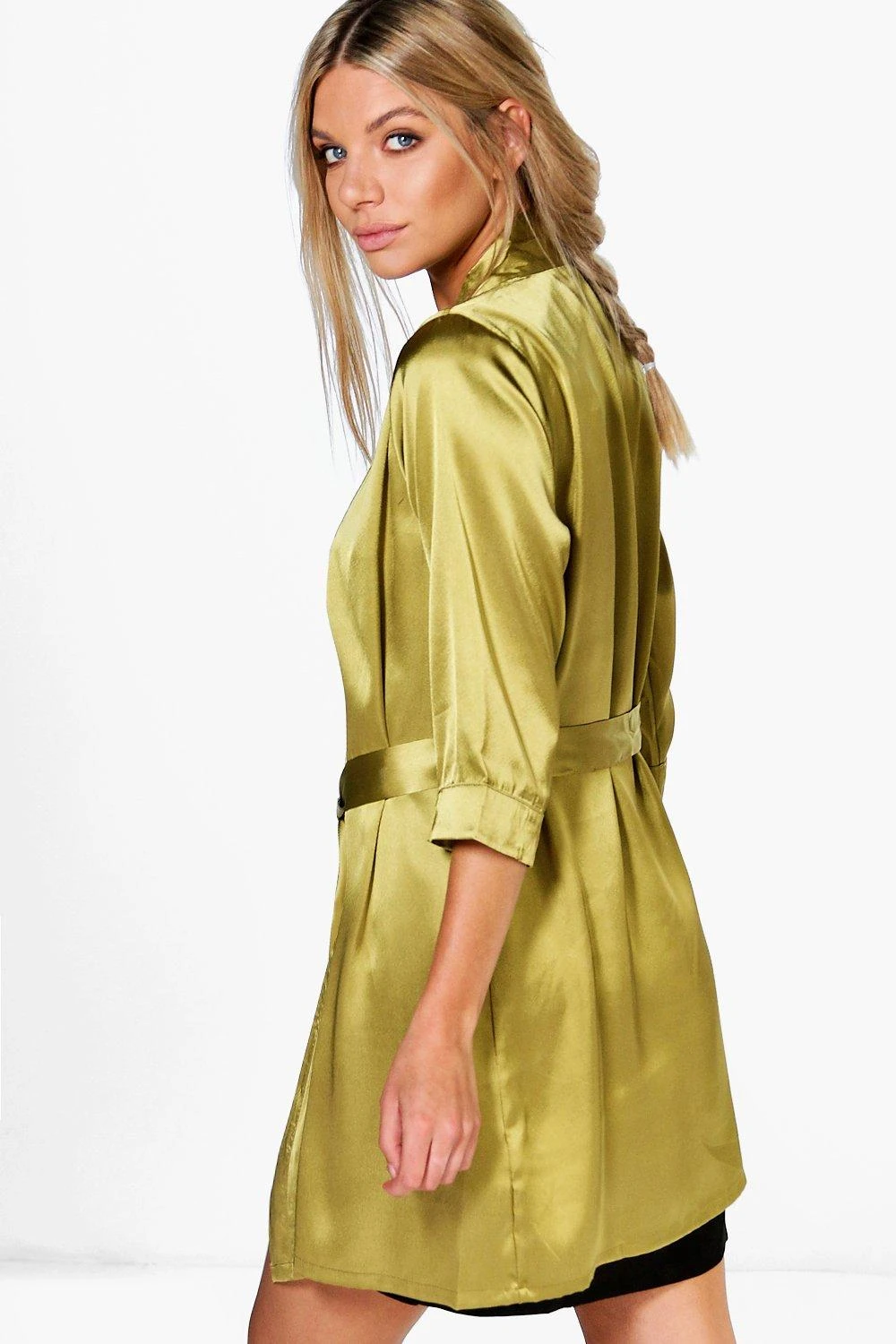 BOOHOO Robe De Chambre Satinée 4 BOOHOO Robe De Chambre Satinée – Image 2