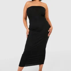 Grande Taille - Robe Longue Basique Bustier