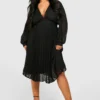 Grande Taille - Robe Patineuse Mi-longue Texturée 1 Grande Taille - Robe Patineuse Mi-longue Texturée -Pas Cher Vêtue Diva Magasin pzz08212 black xl scaled