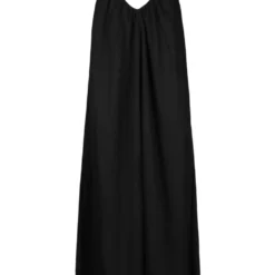 Grande Taille - Robe Longue à Découpe Et Bretelles -Pas Cher Vêtue Diva Magasin pzz62609 black xl 2