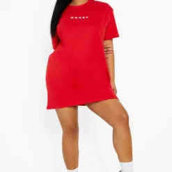 Grande Taille - Robe T-shirt Oversize Honey