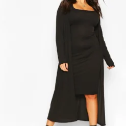 Grande Taille - Robe Kimono Mi Longue 9 Grande Taille - Robe Kimono Mi Longue -Pas Cher Vêtue Diva Magasin pzz65814 sand xl 3