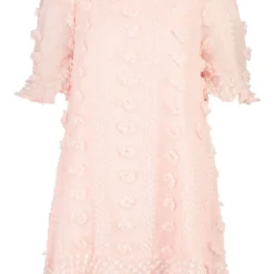 Grande Taille - Robe Babydoll En Tulle à Volants -Pas Cher Vêtue Diva Magasin pzz67660 blush xl 2