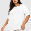 Grande Taille - Robe De Plage à Pompons -Pas Cher Vêtue Diva Magasin pzz70434 white xl scaled