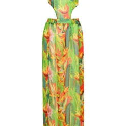 Robe De Plage Longue à Découpes -Pas Cher Vêtue Diva Magasin szz88980 red xl 2